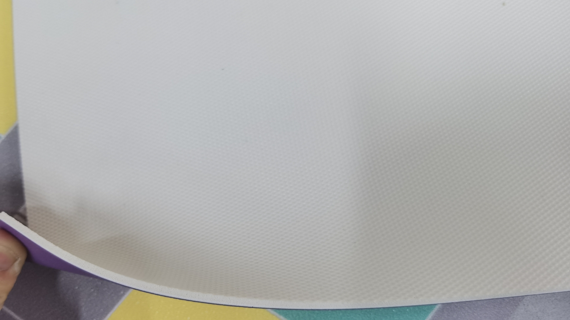 backing details of pickleball court flooring